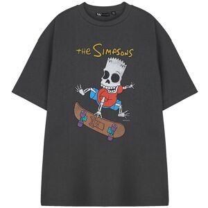 The Simpsons Men's Short Sleeved T-Shirt (Adult Charcoal) in Grey Size: 2XL Grey 2XL The Simpsons Men's Short Sleeved T-Shirt (Adult Charcoal) in Grey Size: 2XL Grey 2XL