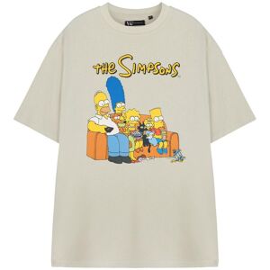 The Simpsons Men's Short Sleeved T-Shirt (Adult Oatmeal) in Beige Size: 2XL Beige 2XL The Simpsons Men's Short Sleeved T-Shirt (Adult Oatmeal) in Beige Size: 2XL Beige 2XL