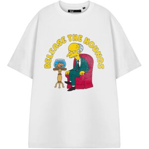 The Simpsons Men's Short Sleeved T-Shirt (Adult White) in White Size: XL White XL The Simpsons Men's Short Sleeved T-Shirt (Adult White) in White Size: XL White XL
