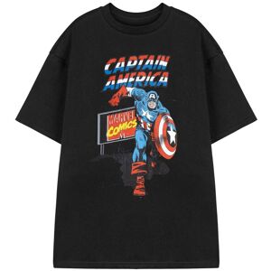 Marvel Men's Adult Short Sleeved T-Shirt (Mens Black) in Black Size: Medium Black M Marvel Men's Adult Short Sleeved T-Shirt (Mens Black) in Black Size: Medium Black M