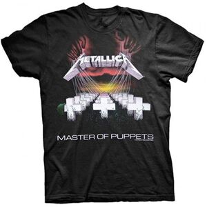 Metallica Men's Master Of Puppets Back Print T-Shirt in Black Size: Small Black S Metallica Men's Master Of Puppets Back Print T-Shirt in Black Size: Small Black S
