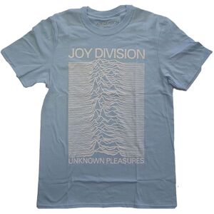 Joy Division Men's Unknown Pleasures T-Shirt in Light Blue Size: Large Light Blue L Joy Division Men's Unknown Pleasures T-Shirt in Light Blue Size: Large Light Blue L