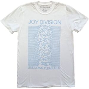 Joy Division Men's Unknown Pleasures T-Shirt in White Size: Large White L Joy Division Men's Unknown Pleasures T-Shirt in White Size: Large White L