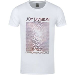 Joy Division Men's Unknown Pleasures Gradient T-Shirt in White Size: XL White XL Joy Division Men's Unknown Pleasures Gradient T-Shirt in White Size: XL White XL