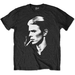 David Bowie Unisex Smoke T-Shirt - Black - L - T-Shirt David Bowie Unisex Smoke T-Shirt - Black - L - T-Shirt
