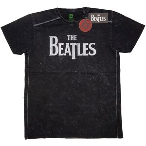 The Beatles Men's Drop T Logo T-Shirt in Black Size: XL Black XL The Beatles Men's Drop T Logo T-Shirt in Black Size: XL Black XL