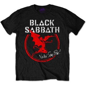 Black Sabbath Men's Never Say Die T-Shirt in Black Size: Medium Black M Black Sabbath Men's Never Say Die T-Shirt in Black Size: Medium Black M