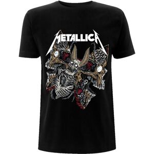 Metallica Men's Skull Moth T-Shirt in Black Size: Large Black L Metallica Men's Skull Moth T-Shirt in Black Size: Large Black L