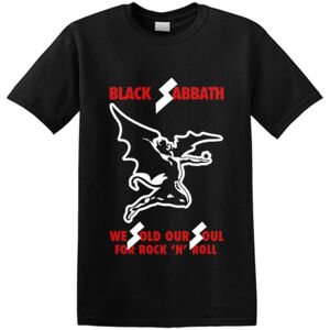 Black Sabbath Men's Sold Our Soul T-Shirt in Black Size: 2XL Black 2XL Black Sabbath Men's Sold Our Soul T-Shirt in Black Size: 2XL Black 2XL