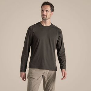 Craghoppers Men's NosiLife Abel Insect-Repellent Stretch Long Sleeved T-Shirt in Dark Green Size: XL Dark Green XL Craghoppers Men's NosiLife Abel Insect-Repellent Stretch Long Sleeved T-Shirt in Dark Green Size: XL Dark Green XL