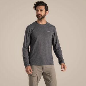 Craghoppers Men's NosiLife Abel Insect-Repellent Stretch Long Sleeved T-Shirt in Grey Size: XL Grey XL Craghoppers Men's NosiLife Abel Insect-Repellent Stretch Long Sleeved T-Shirt in Grey Size: XL Grey XL
