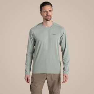 Craghoppers Men's NosiLife Abel Insect-Repellent Stretch Long Sleeved T-Shirt in Green Size: Medium Green M Craghoppers Men's NosiLife Abel Insect-Repellent Stretch Long Sleeved T-Shirt in Green Size: Medium Green M