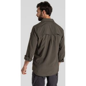 Craghoppers Men's 'Nosilife Adventure' Long Sleeve Insect Repellent Shirt in Dark Green Size: 2XL Dark Green 2XL Craghoppers Men's 'Nosilife Adventure' Long Sleeve Insect Repellent Shirt in Dark Green Size: 2XL Dark Green 2XL