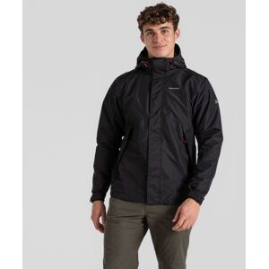 Craghoppers Men's Ossus Lightweight Waterproof Shell Jacket in Jet Black Size: Large Jet Black L Craghoppers Men's Ossus Lightweight Waterproof Shell Jacket in Jet Black Size: Large Jet Black L