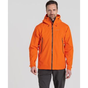Craghoppers Men's 'Dynamic Pro II' Aquadry Waterproof Hiking Jacket in Orange Size: Small Orange S Craghoppers Men's 'Dynamic Pro II' Aquadry Waterproof Hiking Jacket in Orange Size: Small Orange S