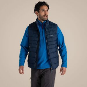 Craghoppers Men's Compresslite Vest Water-Repellent Gilet Bodywarmer in Mid Navy Size: 2XL Mid Navy 2XL Craghoppers Men's Compresslite Vest Water-Repellent Gilet Bodywarmer in Mid Navy Size: 2XL Mid Navy 2XL
