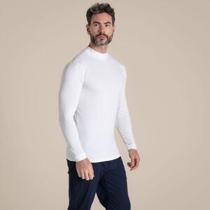 Craghoppers Men's NosiLife Insect-Repellent Long Sleeved Golf Mock Neck Top in White Size: Large White L Craghoppers Men's NosiLife Insect-Repellent Long Sleeved Golf Mock Neck Top in White Size: Large White L