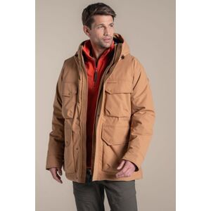 Craghoppers Men's Hamps Waterproof Breathable Padded Insulated Jacket in Tan Size: Small Tan S Craghoppers Men's Hamps Waterproof Breathable Padded Insulated Jacket in Tan Size: Small Tan S