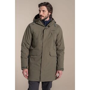 Craghoppers Men's Grisedale Hooded Waterproof Breathable Padded Insulated Jacket in Dark Green Size: Large Dark Green L Craghoppers Men's Grisedale Hooded Waterproof Breathable Padded Insulated Jacket in Dark Green Size: Large Dark Green L
