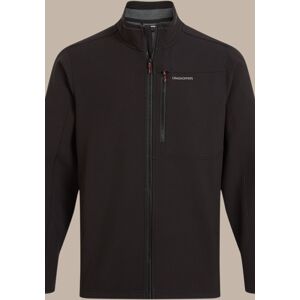 Craghoppers Men's Altis Full-Zip Windproof Water-Repellent Softshell in Black Size: XL Black XL Craghoppers Men's Altis Full-Zip Windproof Water-Repellent Softshell in Black Size: XL Black XL