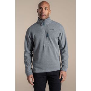 Craghoppers Men's Torney Half-Zip Knit-Look Insulating Active Fleece in Light Grey Size: Large Light Grey L Craghoppers Men's Torney Half-Zip Knit-Look Insulating Active Fleece in Light Grey Size: Large Light Grey L