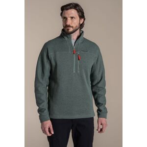Craghoppers Men's Torney Half-Zip Knit-Look Insulating Active Fleece in Grey Size: Medium Grey M Craghoppers Men's Torney Half-Zip Knit-Look Insulating Active Fleece in Grey Size: Medium Grey M