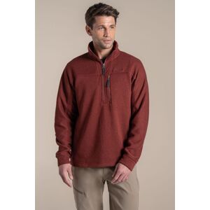 Craghoppers Men's Torney Half-Zip Knit-Look Insulating Active Fleece in Red Size: Medium Red M Craghoppers Men's Torney Half-Zip Knit-Look Insulating Active Fleece in Red Size: Medium Red M