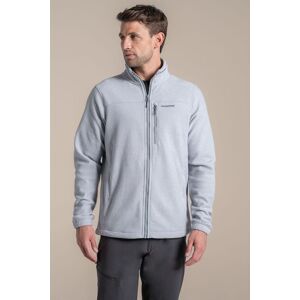 Craghoppers Men's Souther Jacket Full-Zip Insulating Active Fleece in Light Grey Size: 2XL Light Grey 2XL Craghoppers Men's Souther Jacket Full-Zip Insulating Active Fleece in Light Grey Size: 2XL Light Grey 2XL