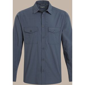 Craghoppers Men's Kiwi Long Sleeved Insect-Barrier Shirt in Pale Blue Size: 4XL Pale Blue 4XL Craghoppers Men's Kiwi Long Sleeved Insect-Barrier Shirt in Pale Blue Size: 4XL Pale Blue 4XL