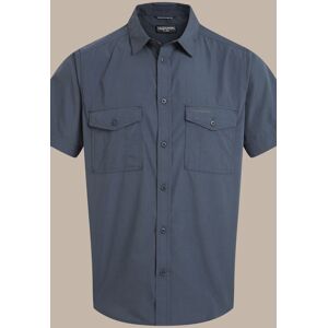 Craghoppers Men's Kiwi Short Sleeved Insect-Barrier Shirt in Pale Blue Size: 4XL Pale Blue 4XL Craghoppers Men's Kiwi Short Sleeved Insect-Barrier Shirt in Pale Blue Size: 4XL Pale Blue 4XL