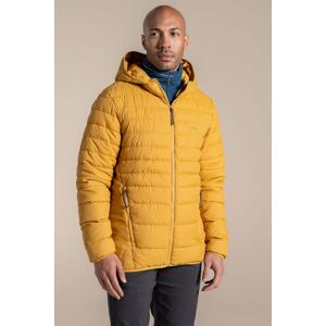 Craghoppers Men's Compresslite Hooded Baffled Hooded Insulated Jacket in Yellow Size: XL Yellow XL Craghoppers Men's Compresslite Hooded Baffled Hooded Insulated Jacket in Yellow Size: XL Yellow XL