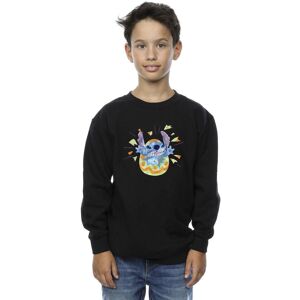 Disney Boy's Lilo & Stitch Cracking Egg Sweatshirt in Black Size: 5-6 Years Black 5-6 Years Disney Boy's Lilo & Stitch Cracking Egg Sweatshirt in Black Size: 5-6 Years Black 5-6 Years