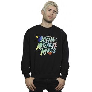 Disney Men's Finding Dory Ocean Of Adventure Sweatshirt in Black Size: Large Black L Disney Men's Finding Dory Ocean Of Adventure Sweatshirt in Black Size: Large Black L