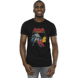 DC Comics Men's Batman & Robin T-Shirt in Black Size: 4XL Black 4XL DC Comics Men's Batman & Robin T-Shirt in Black Size: 4XL Black 4XL
