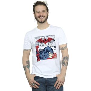DC Comics Men's Batman Comic Strip T-Shirt in White Size: Large White L DC Comics Men's Batman Comic Strip T-Shirt in White Size: Large White L