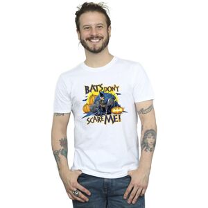 DC Comics Men's Batman Bats Don´t Scare Me T-Shirt in White Size: 5XL White 5XL DC Comics Men's Batman Bats Don´t Scare Me T-Shirt in White Size: 5XL White 5XL