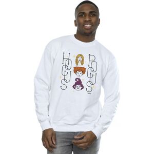 Disney Men's Hocus Pocus Faces Sweatshirt in White Size: Large White L Disney Men's Hocus Pocus Faces Sweatshirt in White Size: Large White L