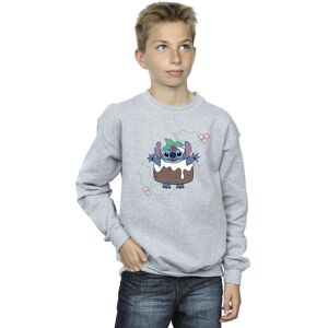 Disney Boy's Lilo & Stitch Pudding Holly Sweatshirt in Grey Size: 3-4 Years Grey 3-4 Years Disney Boy's Lilo & Stitch Pudding Holly Sweatshirt in Grey Size: 3-4 Years Grey 3-4 Years