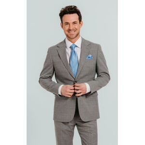 Dobell Men's Light Grey Check 2 Piece Suit Size: 38L Light Grey 38L Dobell Men's Light Grey Check 2 Piece Suit Size: 38L Light Grey 38L