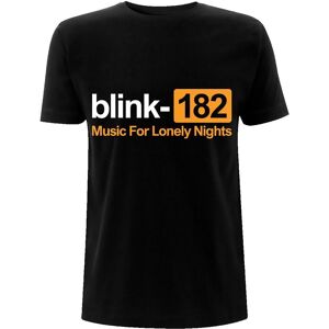 Blink 182 Men's Lonely Nights T-Shirt in Black Size: Medium Black M Blink 182 Men's Lonely Nights T-Shirt in Black Size: Medium Black M