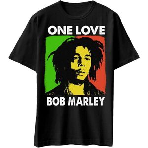 Bob Marley Men's One Love Cotton T-Shirt in Black Size: Large Black L Bob Marley Men's One Love Cotton T-Shirt in Black Size: Large Black L