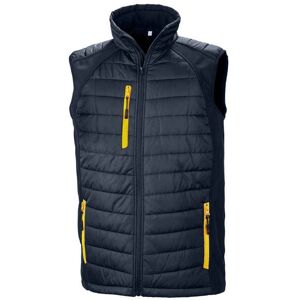 Result Men's Compass Softshell Padded Gilet in Mid Navy Size: Small Mid Navy S Result Men's Compass Softshell Padded Gilet in Mid Navy Size: Small Mid Navy S