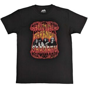 Black Sabbath Men's Paranoid Pysch Cotton T-Shirt in Black Size: Large Black L Black Sabbath Men's Paranoid Pysch Cotton T-Shirt in Black Size: Large Black L