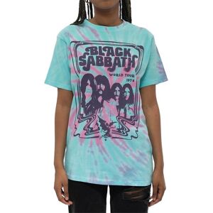 Black Sabbath Men's World Tour 1978 Tie Dye T-Shirt in Green Size: Small Green S Black Sabbath Men's World Tour 1978 Tie Dye T-Shirt in Green Size: Small Green S