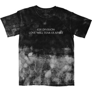 Joy Division Men's Love Will Tear Us Apart Tie Dye T-Shirt in Black Size: 2XL Black 2XL Joy Division Men's Love Will Tear Us Apart Tie Dye T-Shirt in Black Size: 2XL Black 2XL