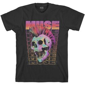 Muse Men's Mohawk Cotton T-Shirt in Black Size: Large Black L Muse Men's Mohawk Cotton T-Shirt in Black Size: Large Black L