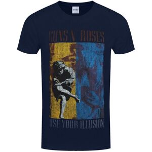 Guns N' Roses Guns N Roses Men's Use Your Illusion T-Shirt in Navy Size: Large Navy L Guns N' Roses Guns N Roses Men's Use Your Illusion T-Shirt in Navy Size: Large Navy L