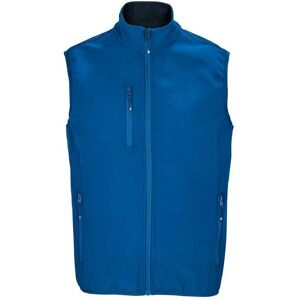 SOL'S Men's Falcon Softshell Body Warmer in Blue Size: Large Blue L SOL'S Men's Falcon Softshell Body Warmer in Blue Size: Large Blue L
