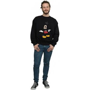 Disney Men's Mickey Mouse Surprised Sweatshirt in Black Size: 2XL Black 2XL Disney Men's Mickey Mouse Surprised Sweatshirt in Black Size: 2XL Black 2XL