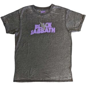 Black Sabbath Men's Burnout Cotton Logo T-Shirt in Charcoal Size: 2XL Charcoal 2XL Black Sabbath Men's Burnout Cotton Logo T-Shirt in Charcoal Size: 2XL Charcoal 2XL